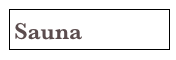 Sauna